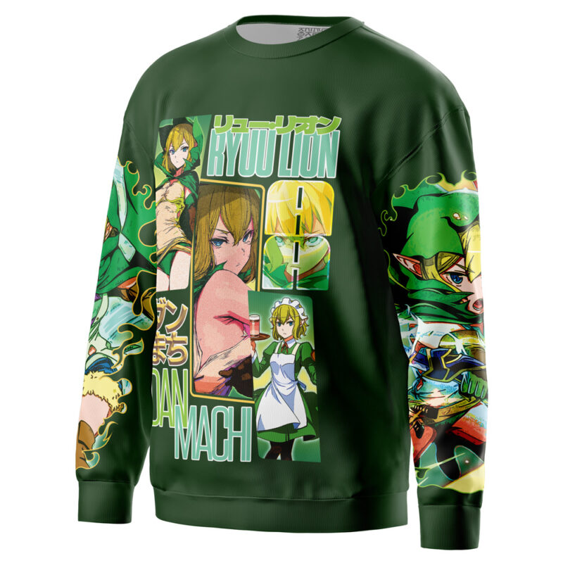 Ryuu Lion DanMachi Streetwear Sweatshirt - Image 3