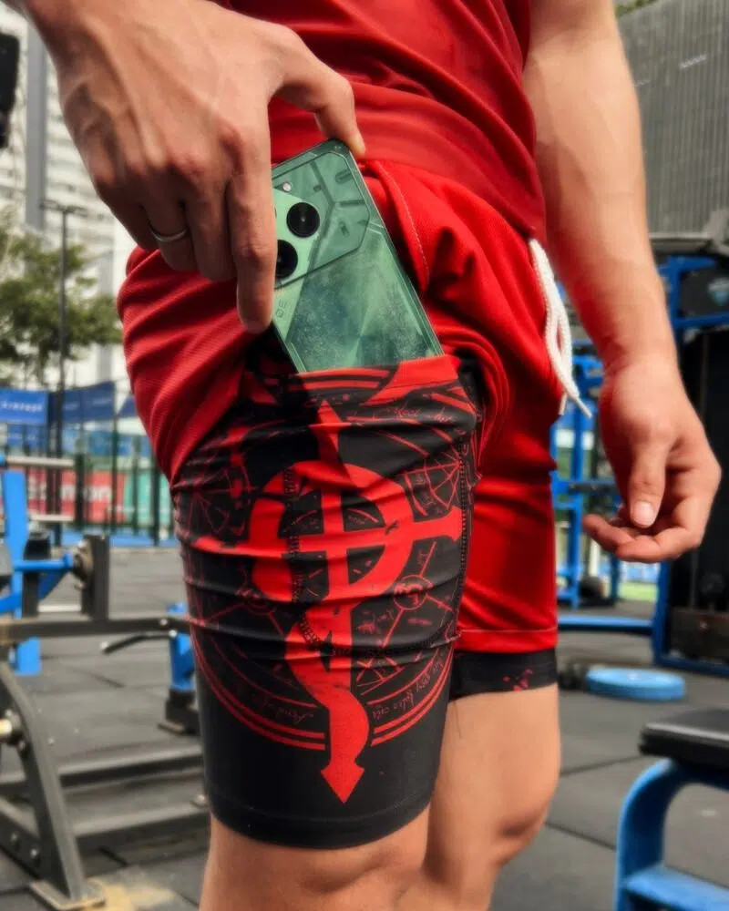 Edward Elric Fullmetal Alchemist 2-in-1 Performance Shorts