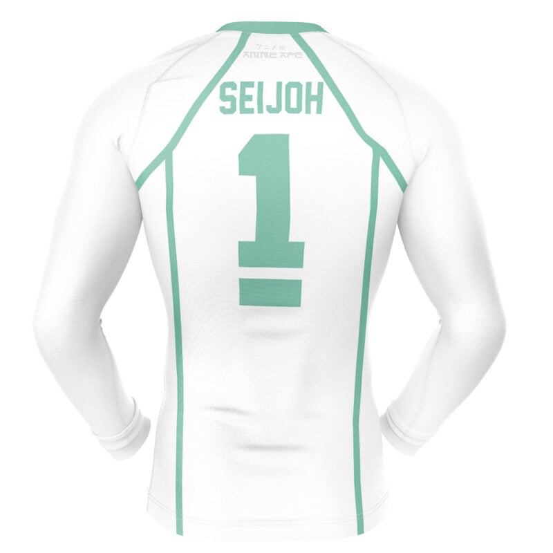 Aoba Johsai High Seijoh #1 Haikyuu Long Sleeve Rash Guard Compression