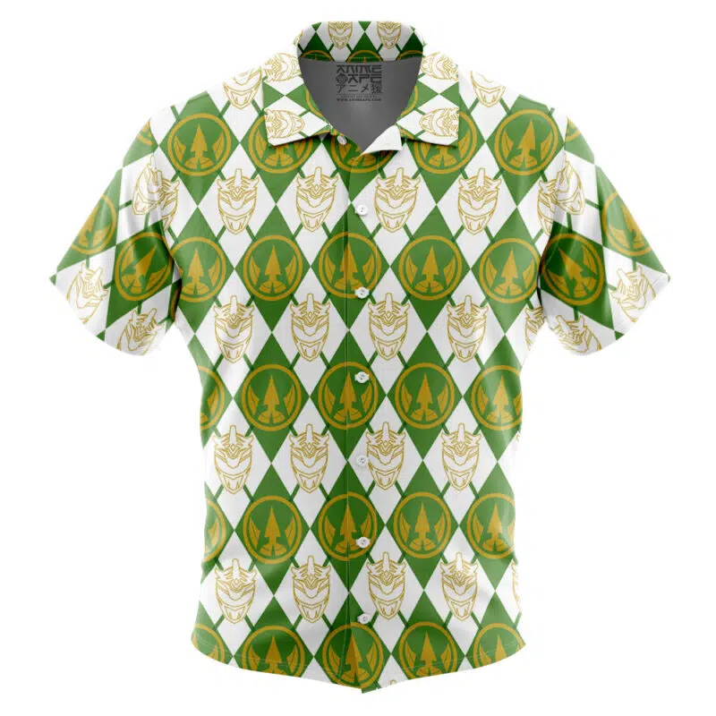 Agyle Lord Drakkon Ranger Power Ranger Button Up Hawaiian Shirt