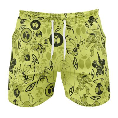 Bug Pokemon Gym Shorts