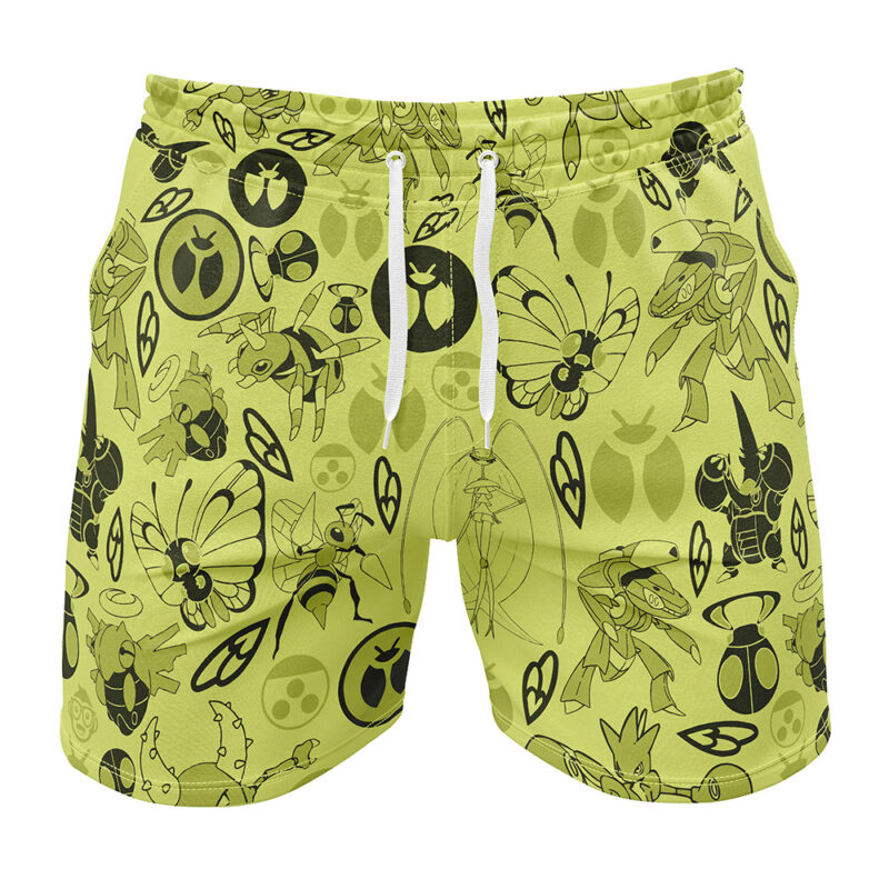 Bug Pokemon Gym Shorts