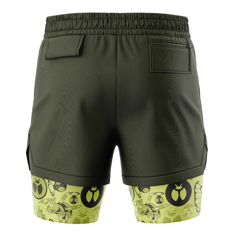 Bug Pokemon 2-in-1 Performance Shorts - Image 4