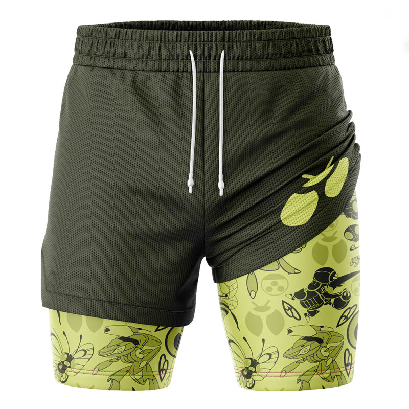 Bug Pokemon 2-in-1 Performance Shorts - Image 3