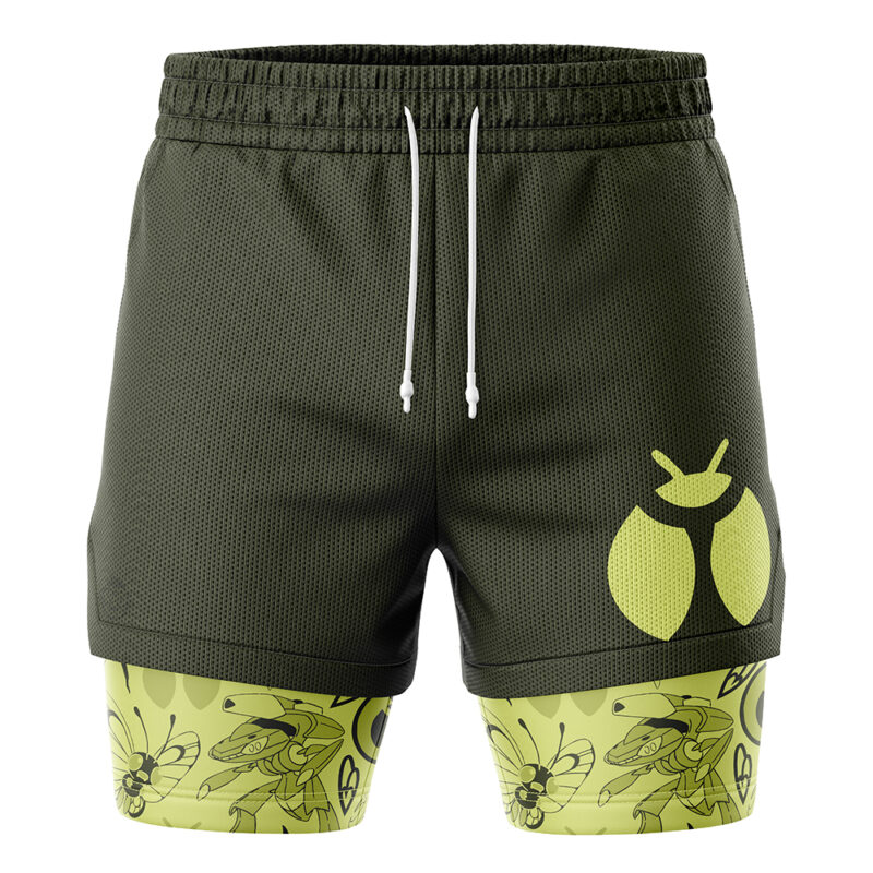 Bug Pokemon 2-in-1 Performance Shorts - Image 2