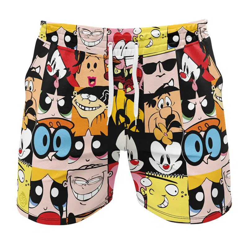 90's Cartoon Network Gym Shorts
