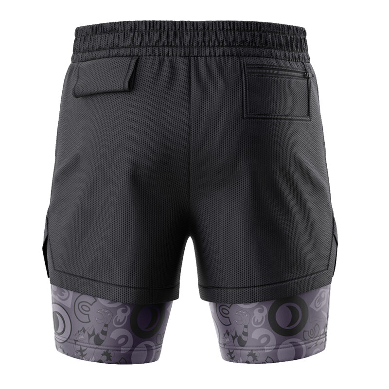 Dark Pokemon 2-in-1 Performance Shorts - Image 4