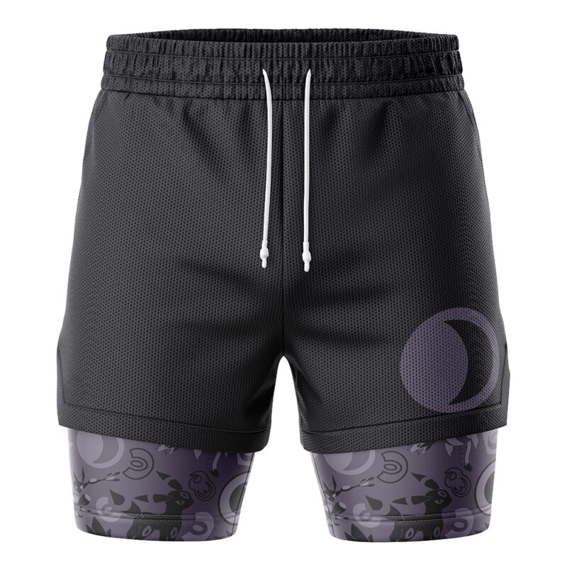 Dark Pokemon 2-in-1 Performance Shorts - Image 2