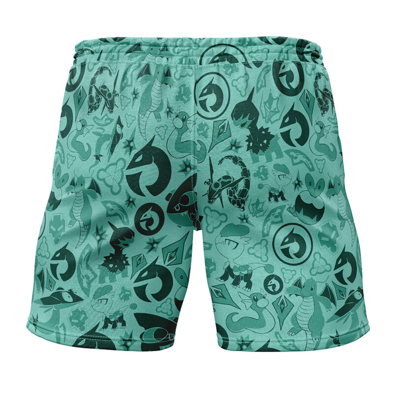 Dragon Pokemon Gym Shorts - Image 2