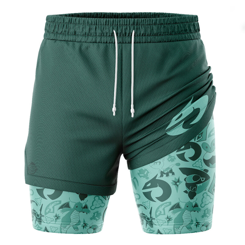 Dragon Pokemon 2-in-1 Performance Shorts - Image 3