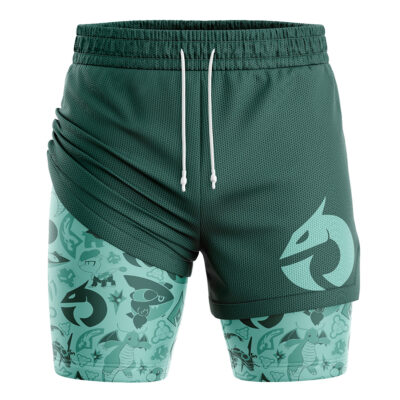 Dragon Pokemon 2-in-1 Performance Shorts