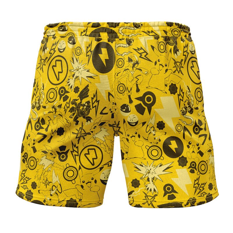 Electric Pokemon Gym Shorts - Image 2