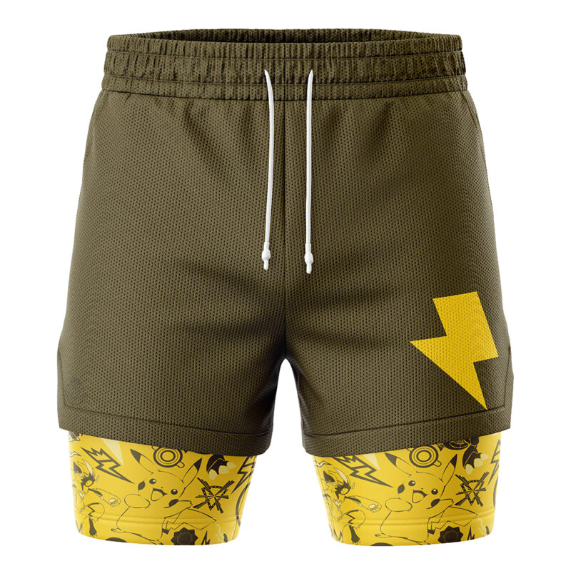Electric Pokemon 2-in-1 Performance Shorts - Image 2