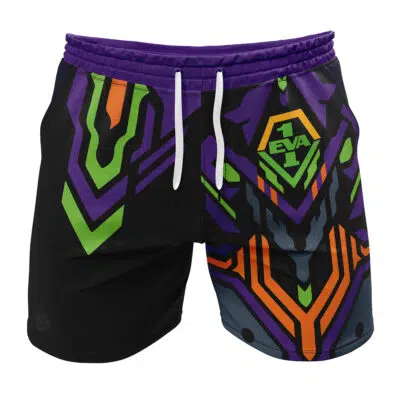 Eva 01 Evangelion Gym Shorts