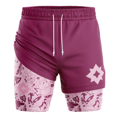 Fairy Pokemon 2-in-1 Performance Shorts