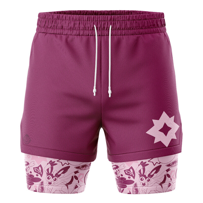 Fairy Pokemon 2-in-1 Performance Shorts - Image 2