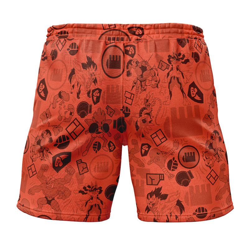 Fighting Pokemon Gym Shorts - Image 2