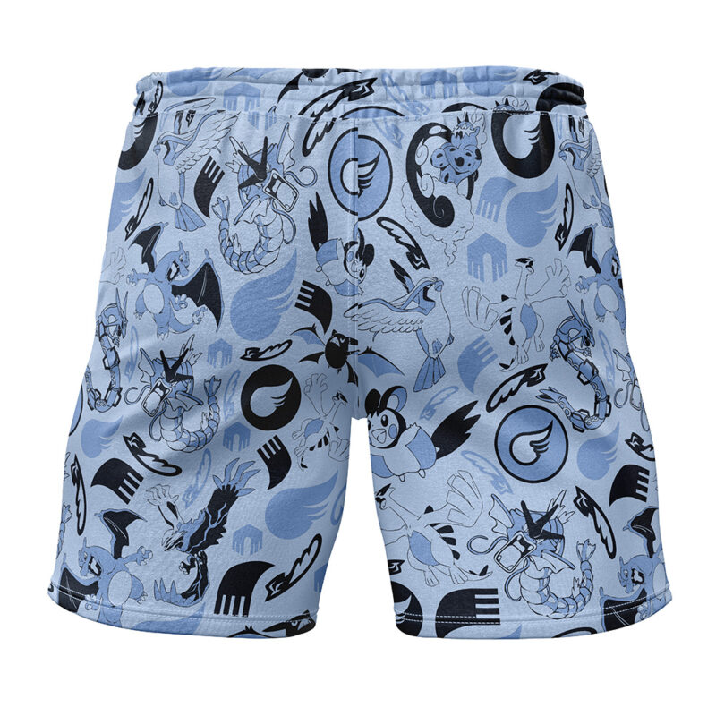 Flying Pokemon Gym Shorts - Image 2