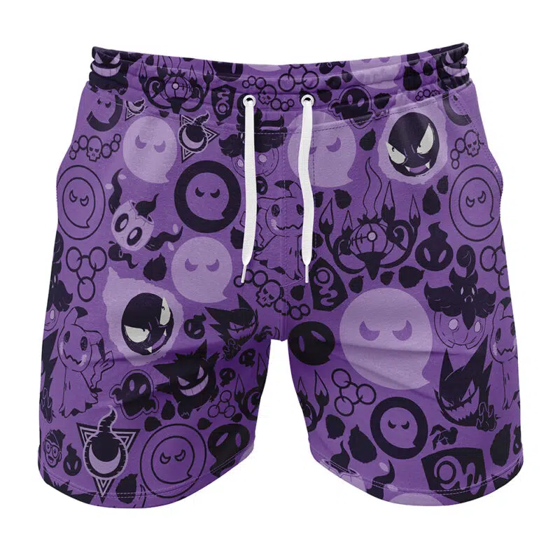 Ghost Pokemon Gym Shorts