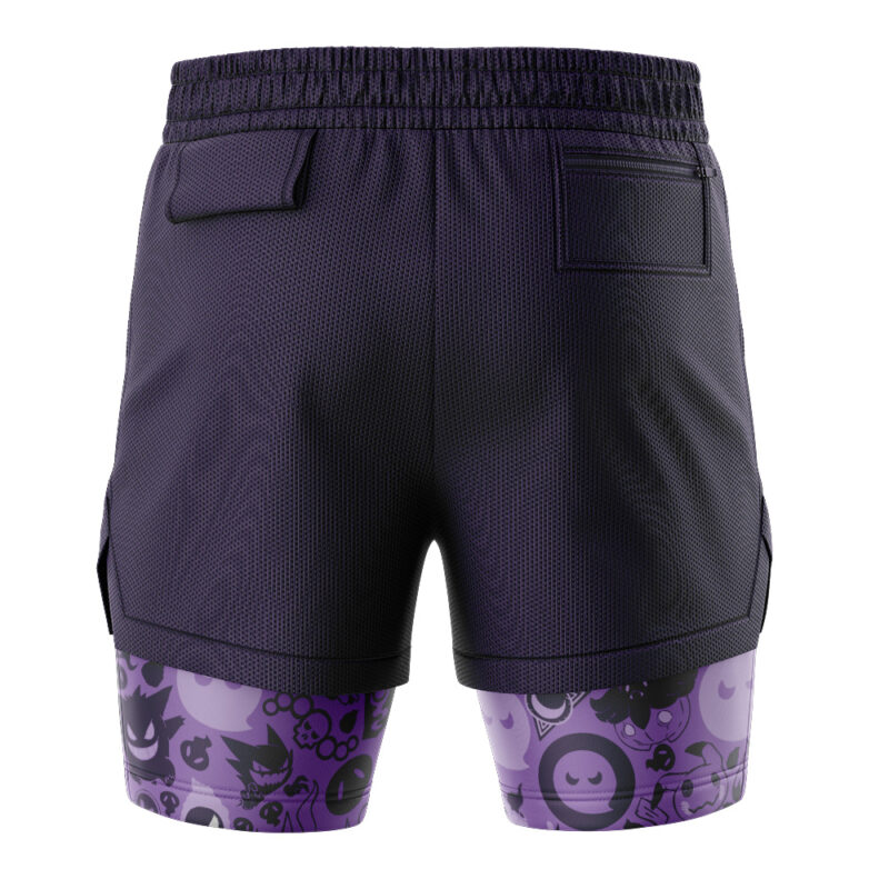 Ghost Pokemon 2-in-1 Performance Shorts - Image 4