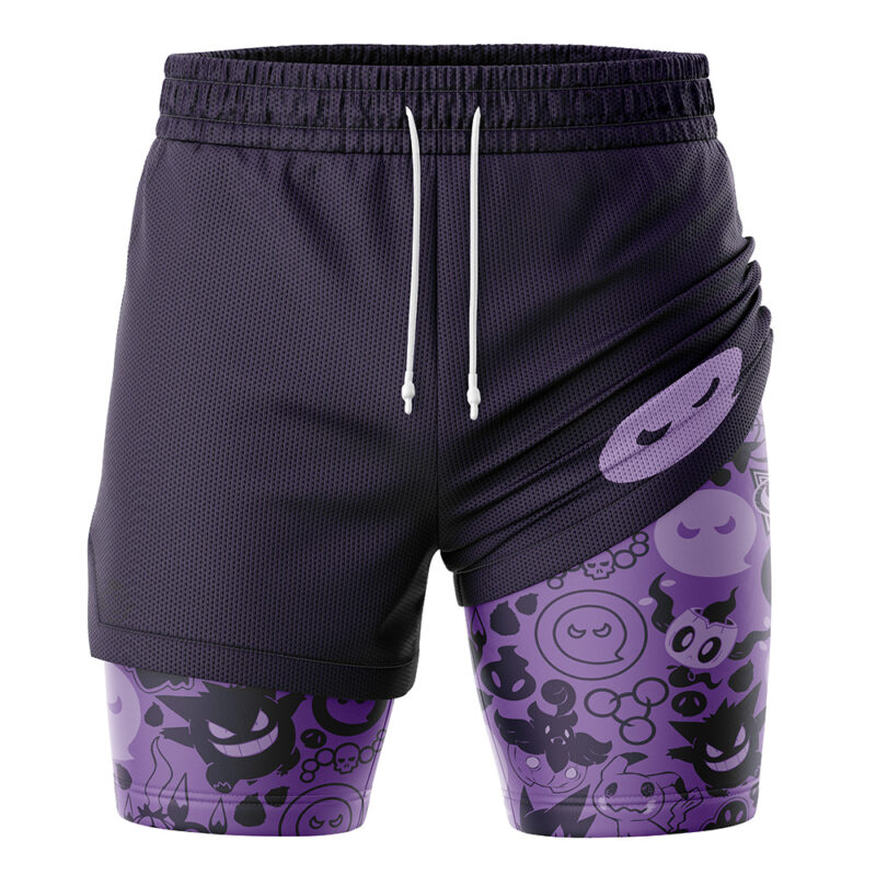Ghost Pokemon 2-in-1 Performance Shorts - Image 3