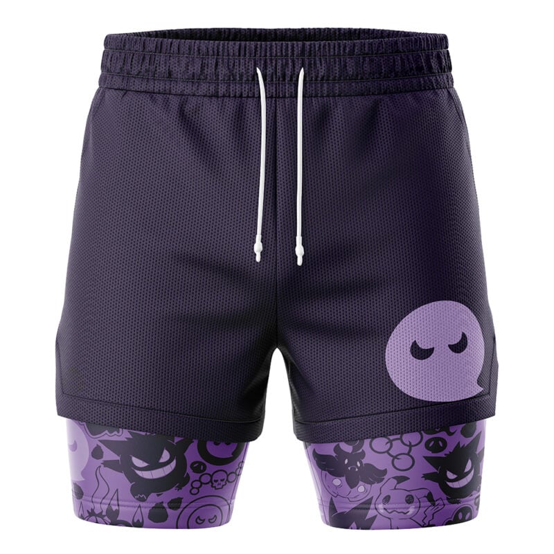Ghost Pokemon 2-in-1 Performance Shorts - Image 2