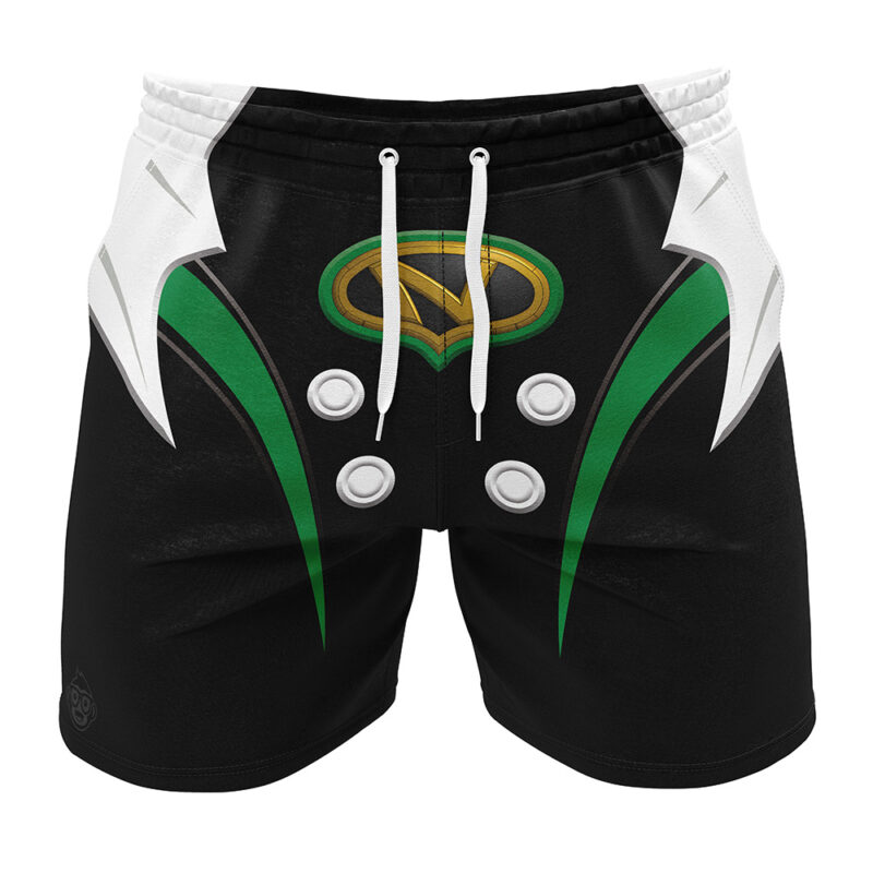 Green Psycho Ranger Power Rangers Gym Shorts