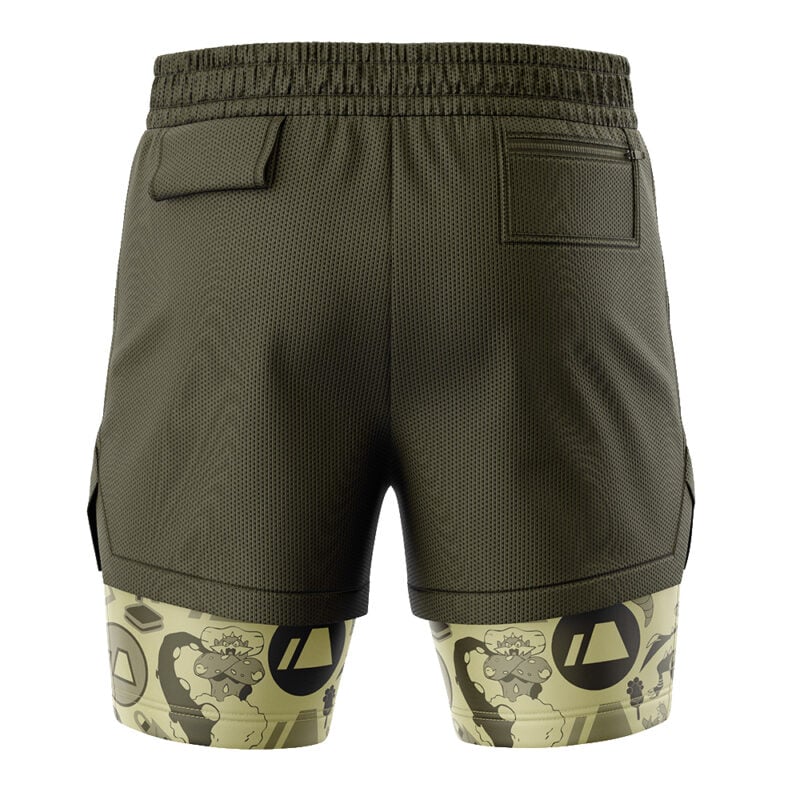 Ground Pokemon 2-in-1 Performance Shorts - Image 4