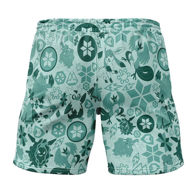 Ice Pokemon Gym Shorts - Image 2