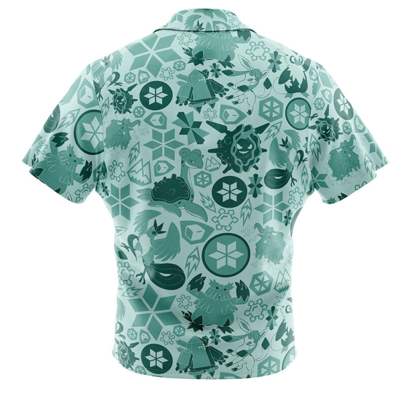 Ice Pokemon Button Up Hawaiian Shirt - Image 2
