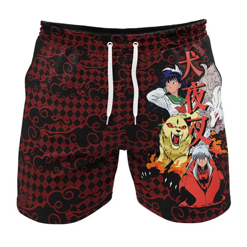 Inuyasha Kagome Sesshomaru Gym Shorts