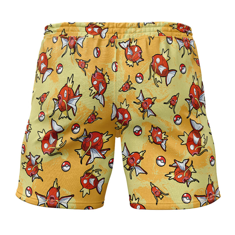 Magikarp Pattern Pokemon Gym Shorts - Image 2