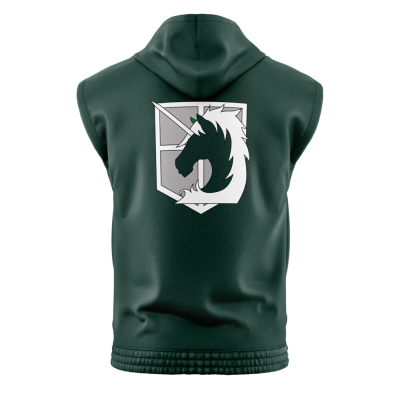 Military Police Attack on Titan Sleeveless Hoodie - Image 2