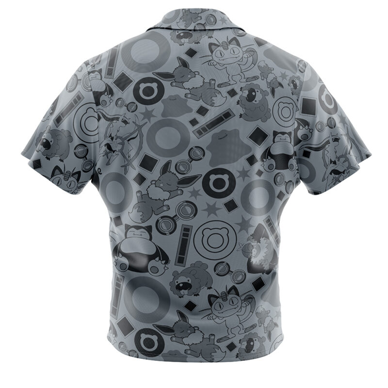 Normal Pokemon Button Up Hawaiian Shirt - Image 2