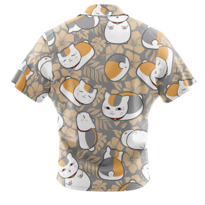 Nyanko-Sensei Natsume's Book of Friends Button Up Hawaiian Shirt