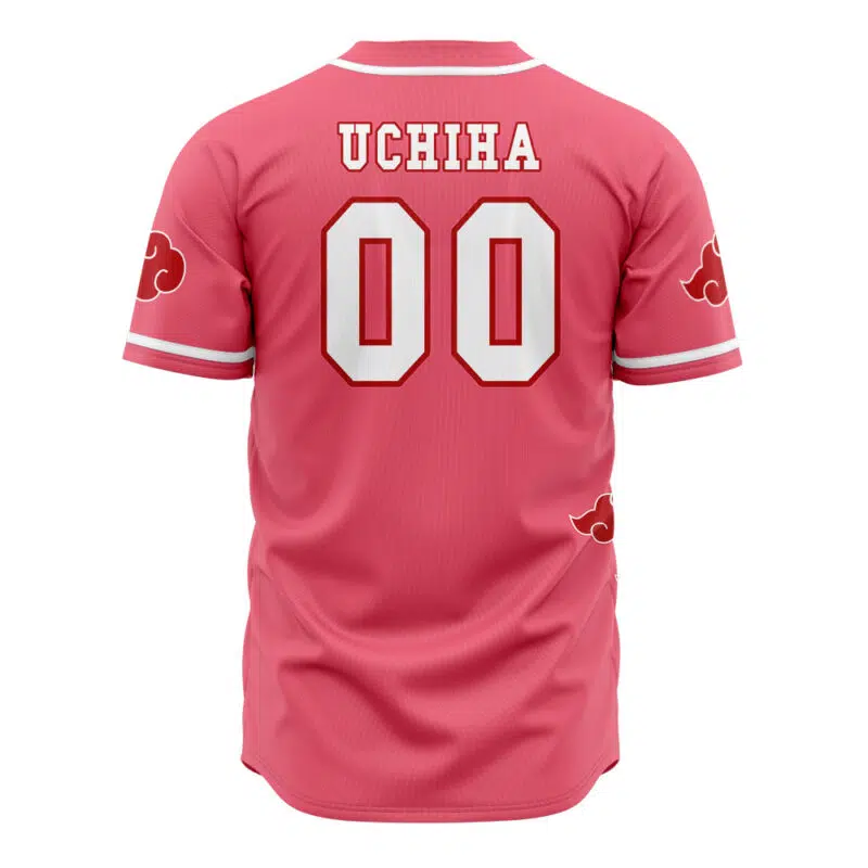 Pink Akatsuki Uchiha Shippuden Baseball Jersey