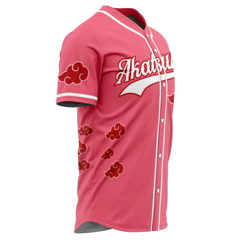 Pink Akatsuki Uchiha Shippuden Baseball Jersey