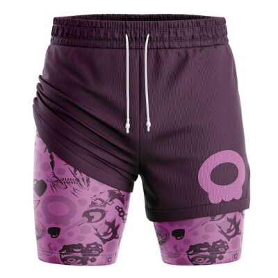 Poison Pokemon 2-in-1 Performance Shorts