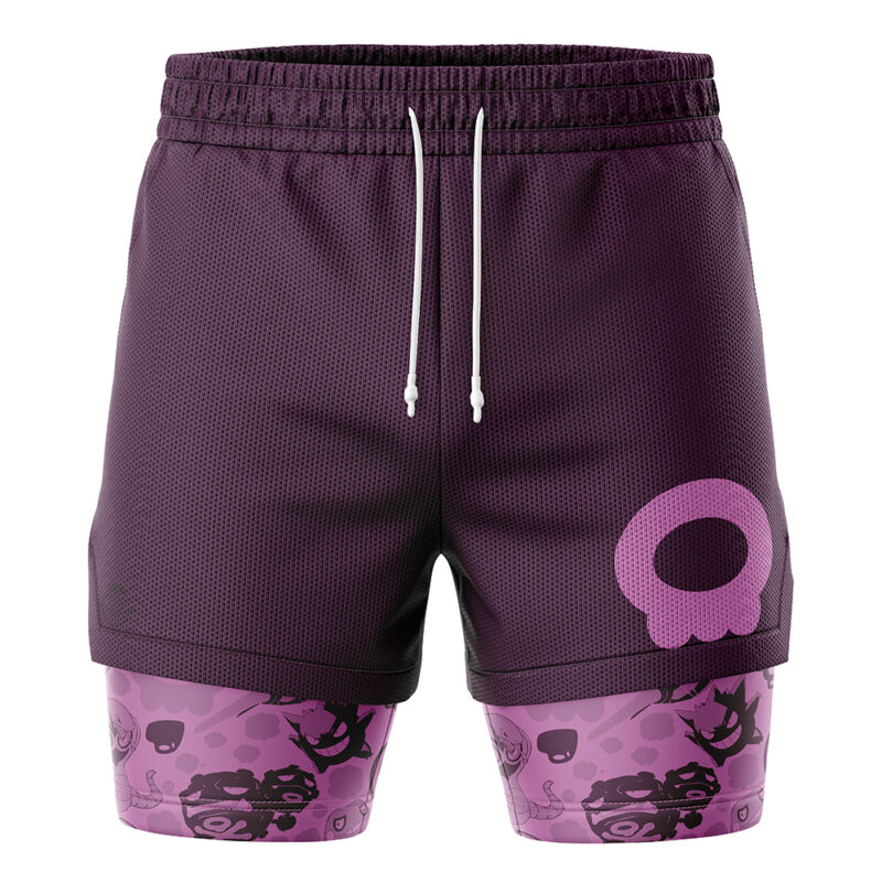 Poison Pokemon 2-in-1 Performance Shorts - Image 2