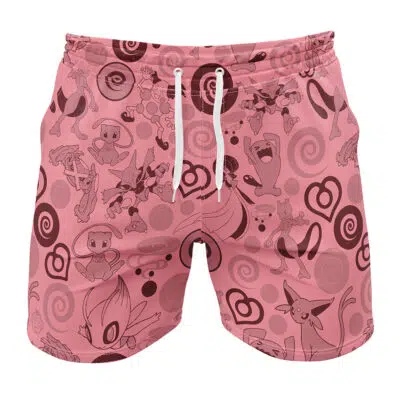 Psychic Pokemon Gym Shorts