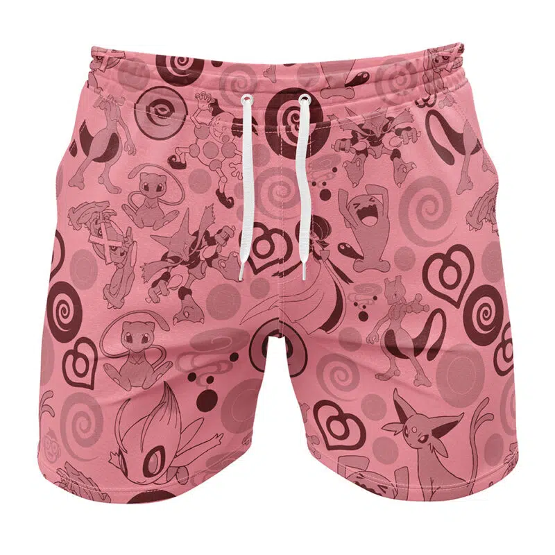 Psychic Pokemon Gym Shorts