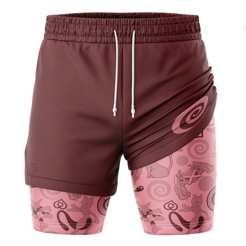 Psychic Pokemon 2-in-1 Performance Shorts - Image 3
