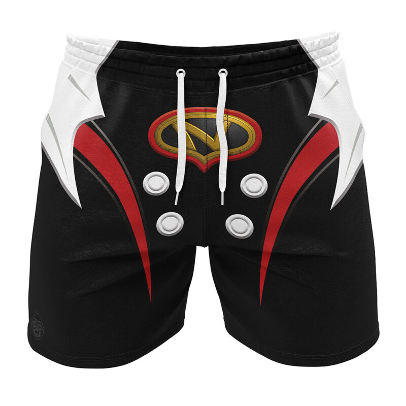 Red Psycho Ranger Power Rangers Gym Shorts