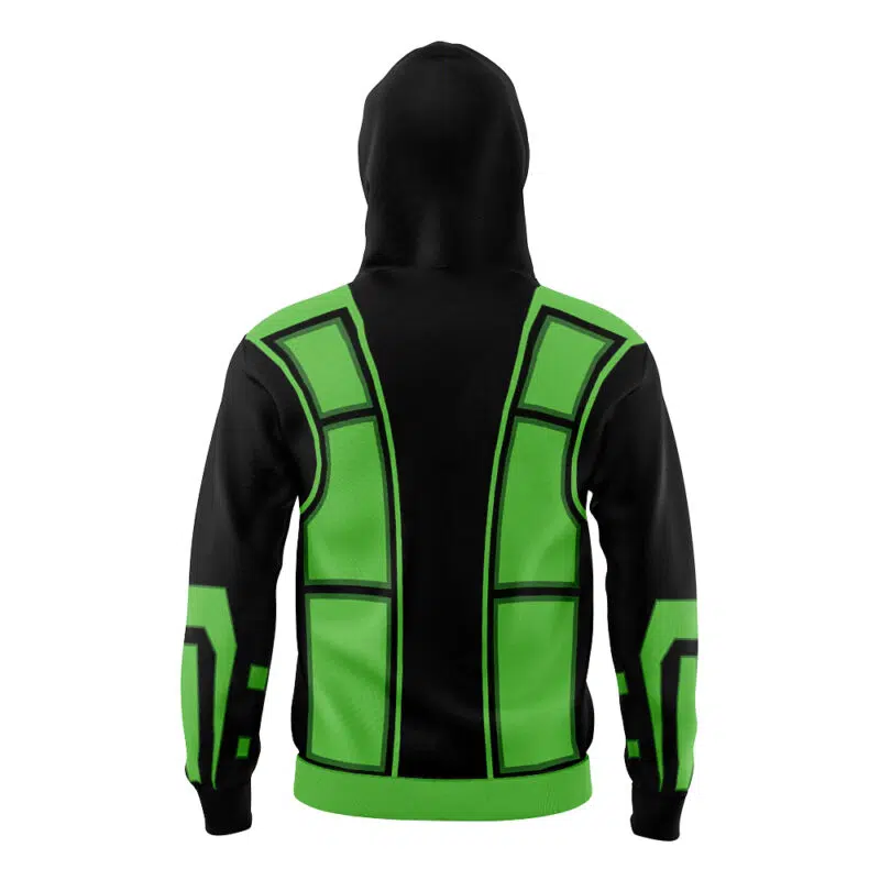Reptile Mortal Kombat Masked Hoodie