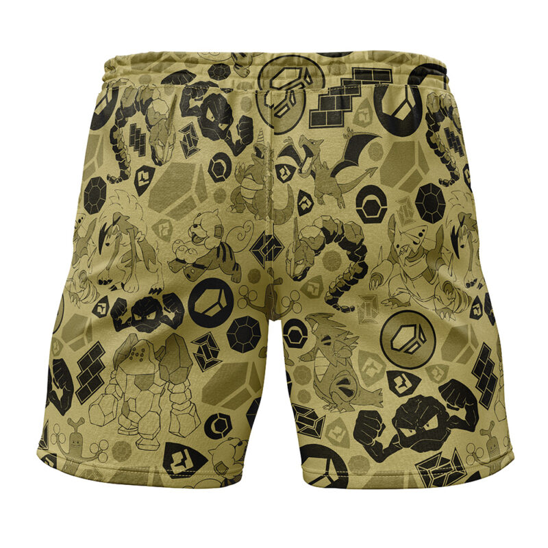 Rock Pokemon Gym Shorts - Image 2