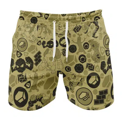 Rock Pokemon Gym Shorts