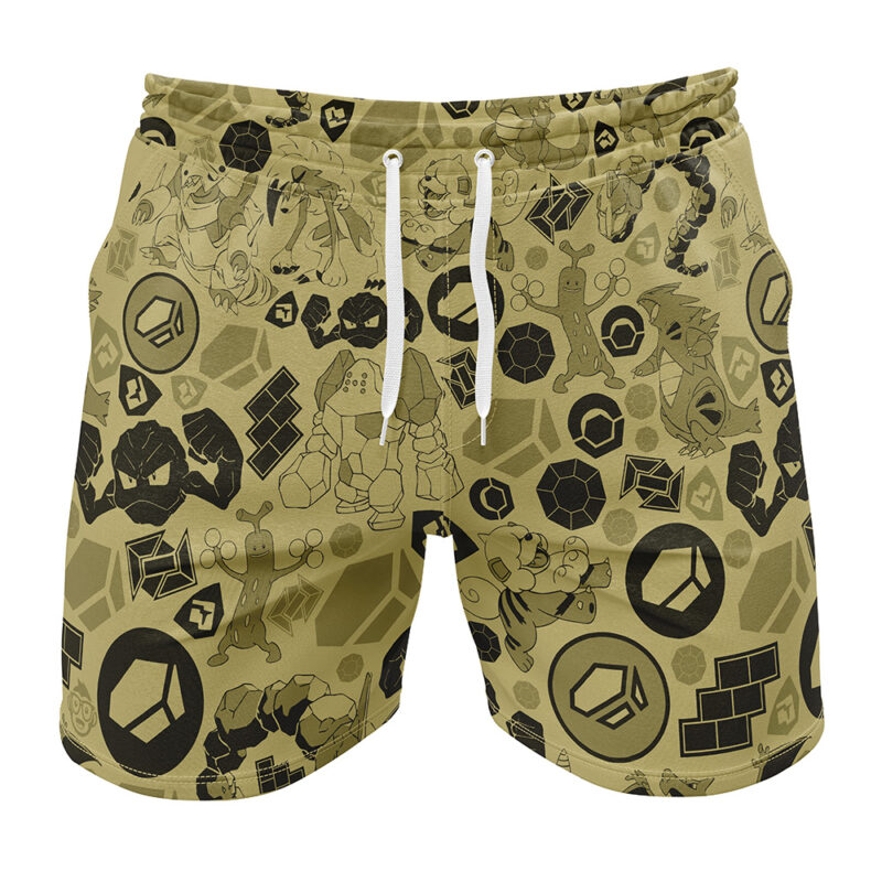 Rock Pokemon Gym Shorts