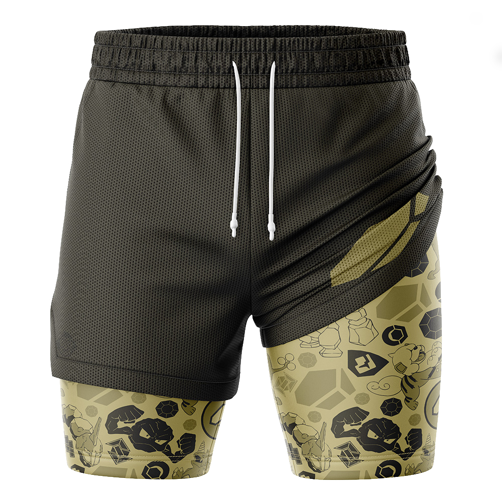Rock Pokemon 2-in-1 Performance Shorts - Image 3
