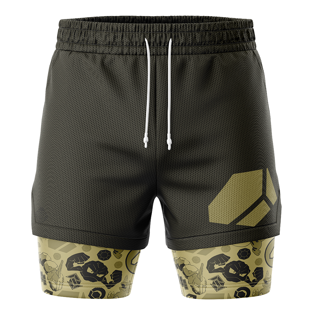 Rock Pokemon 2-in-1 Performance Shorts - Image 2