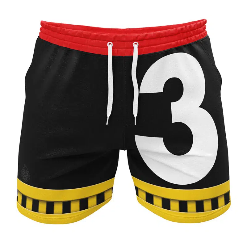 Sanji Germa Stealth Black OP Gym Shorts
